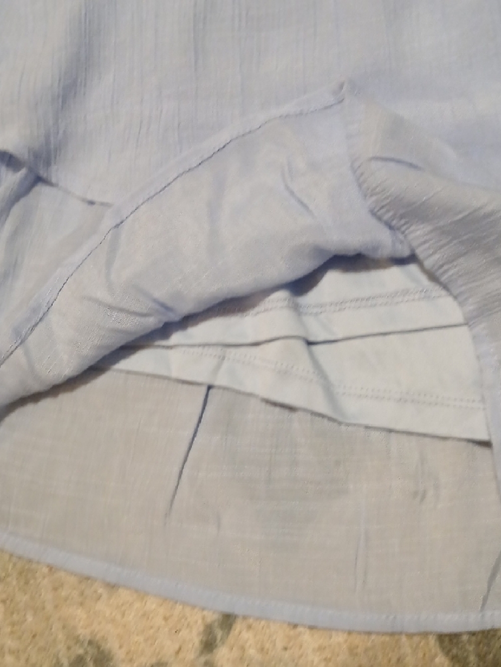 Love Tree Light Blue Ruffle Skort - Picture 3 of 9